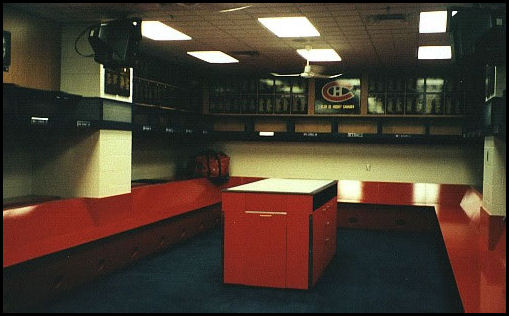 Montreal Canadiens Dressing Room
